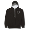 Sweat noir - Oreilles de chien personnalisées
