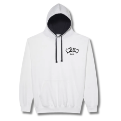 Sweat blanc - Oreilles de chien personnalisées