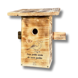 Nichoir à mésanges en bois...