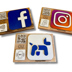 Plaque NFC 3D